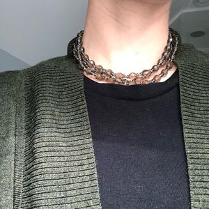 Glassbead convertible necklace